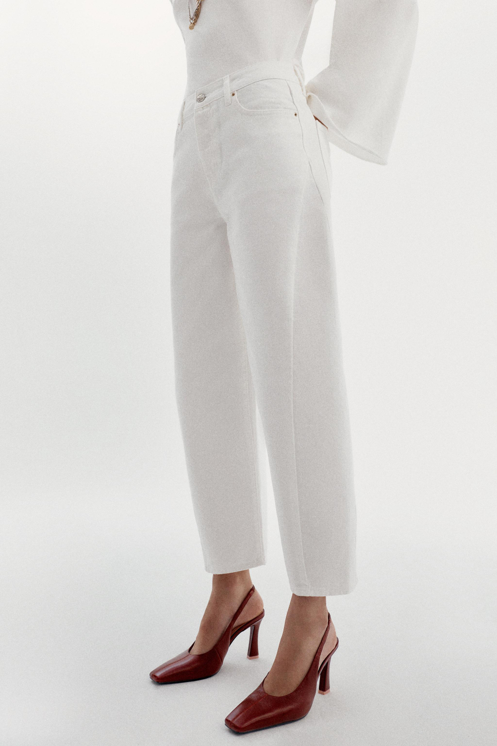 ДЖИНСЫ Z1975 BARREL С ВЫСОКОЙ ПОСАДКОЙ — ZARA