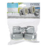 Шланг для бассейна 1.5 м Intex 29060, гофрированный соединительный шланг диаметром 38 мм с гайками