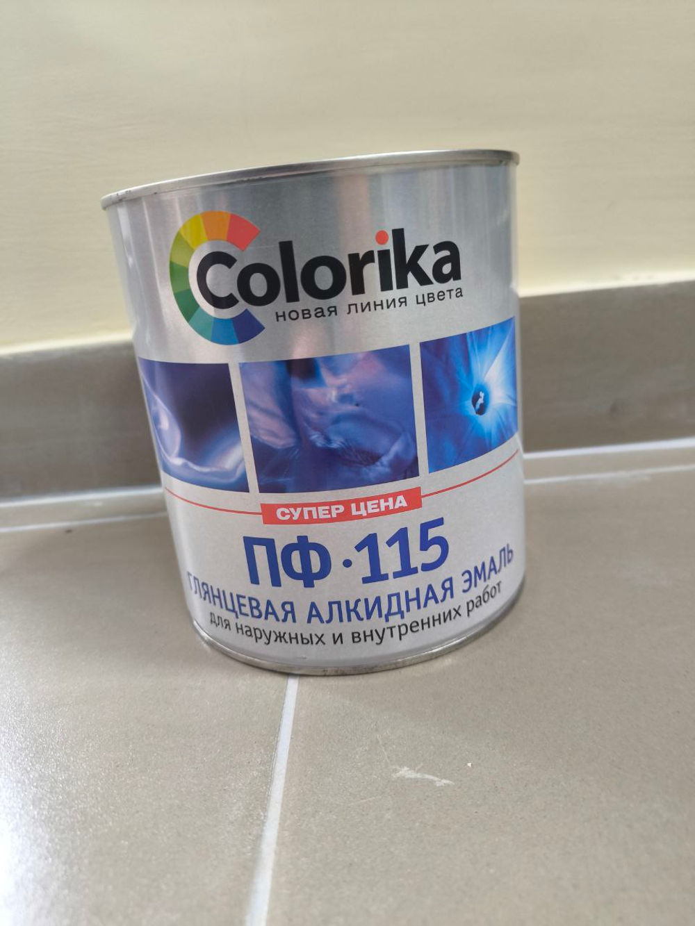 Эмаль алкидная универсальная "Colorika" коричневая 2.7 кг