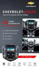 Магнитола для Chevrolet Cruze 2012-2015 - Kuberg ZF-1271-Q6 на Android 11, Быстрая, CarPlay, SIM-слот