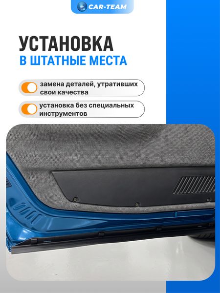 Уплотнители порогов на Лада Приора, 2110-12