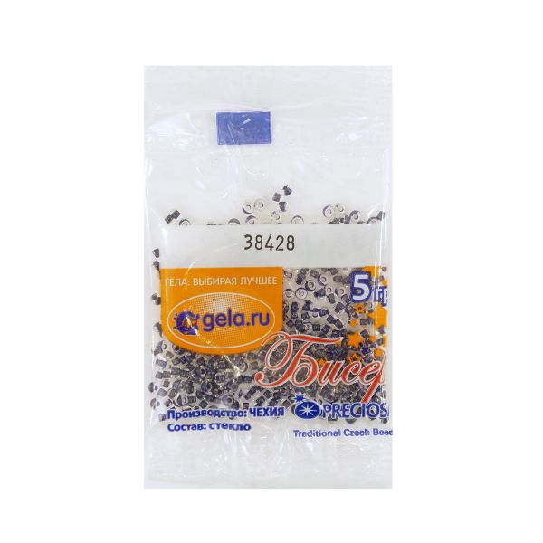 Бисер Preciosa 10/0, 50 г (10 шт по 5 г), цв.38428