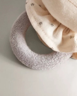 ZARA HOME ДЕТСКАЯ МЯГКАЯ ИГРУШКА-ПОГРЕМУШКА "ГИППОПОТАМ", СЕРЫЙ