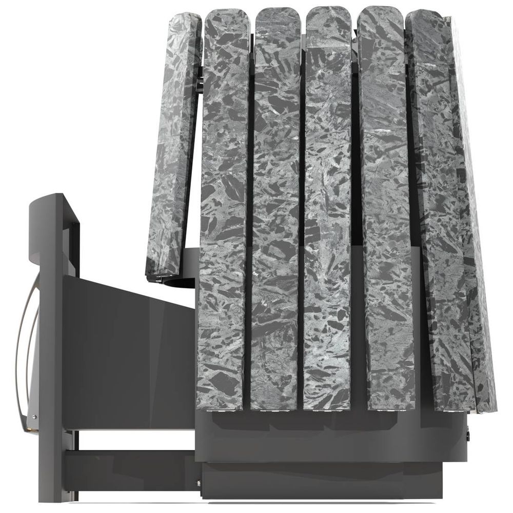 Дровяная банная печь Grill'D Cometa Vega 450 Long Max Stone Pro (Серпентинит)