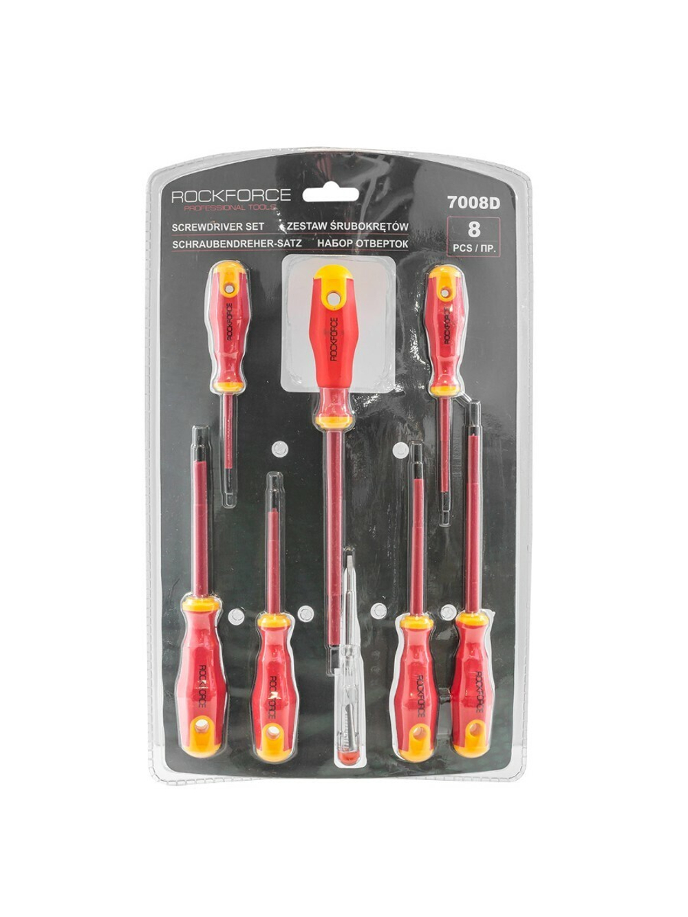 Набор отверток 8пр. RockForce##Rock FORCE RF-7008D