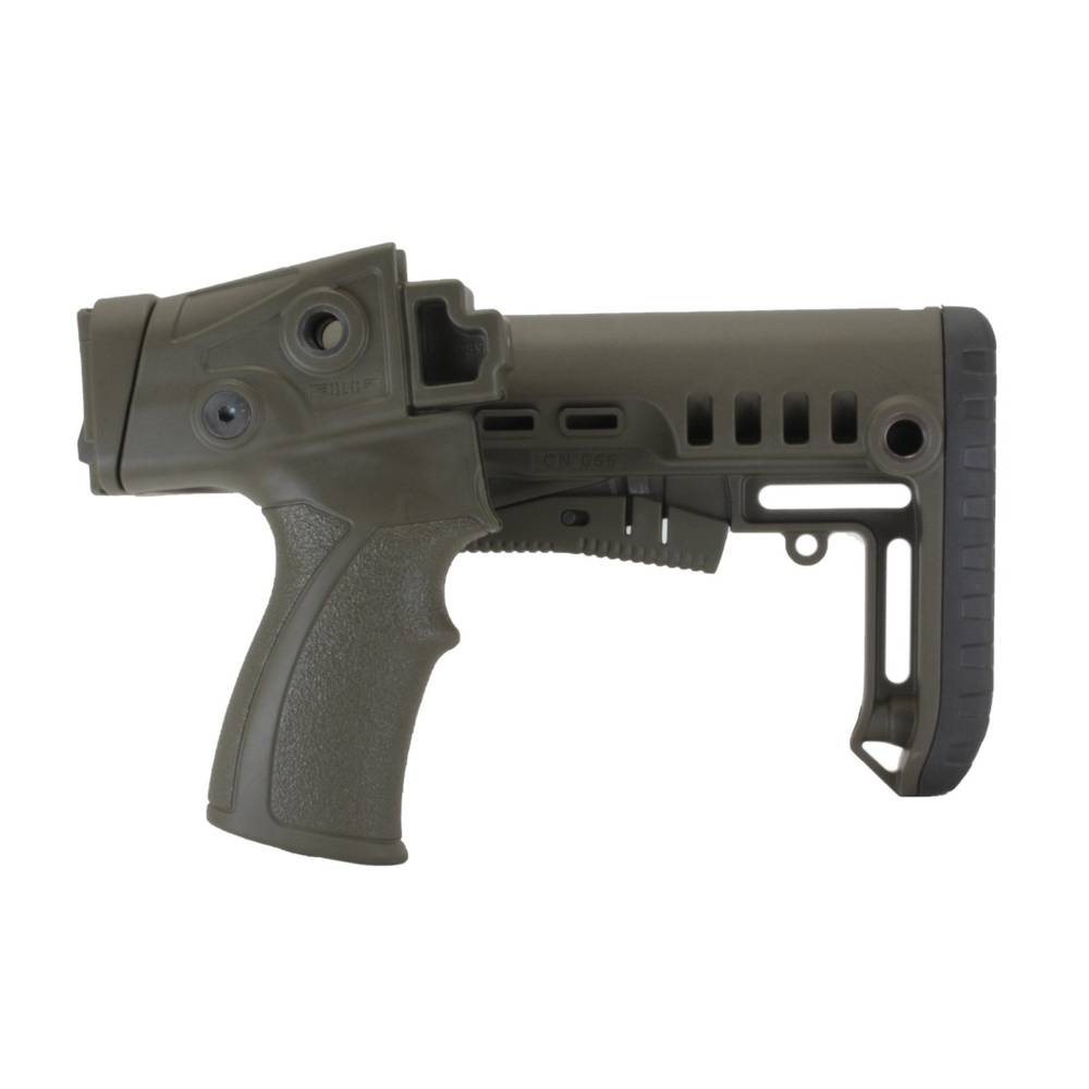 Складной приклад на Сайгу 20, DLG Tactical. Черный