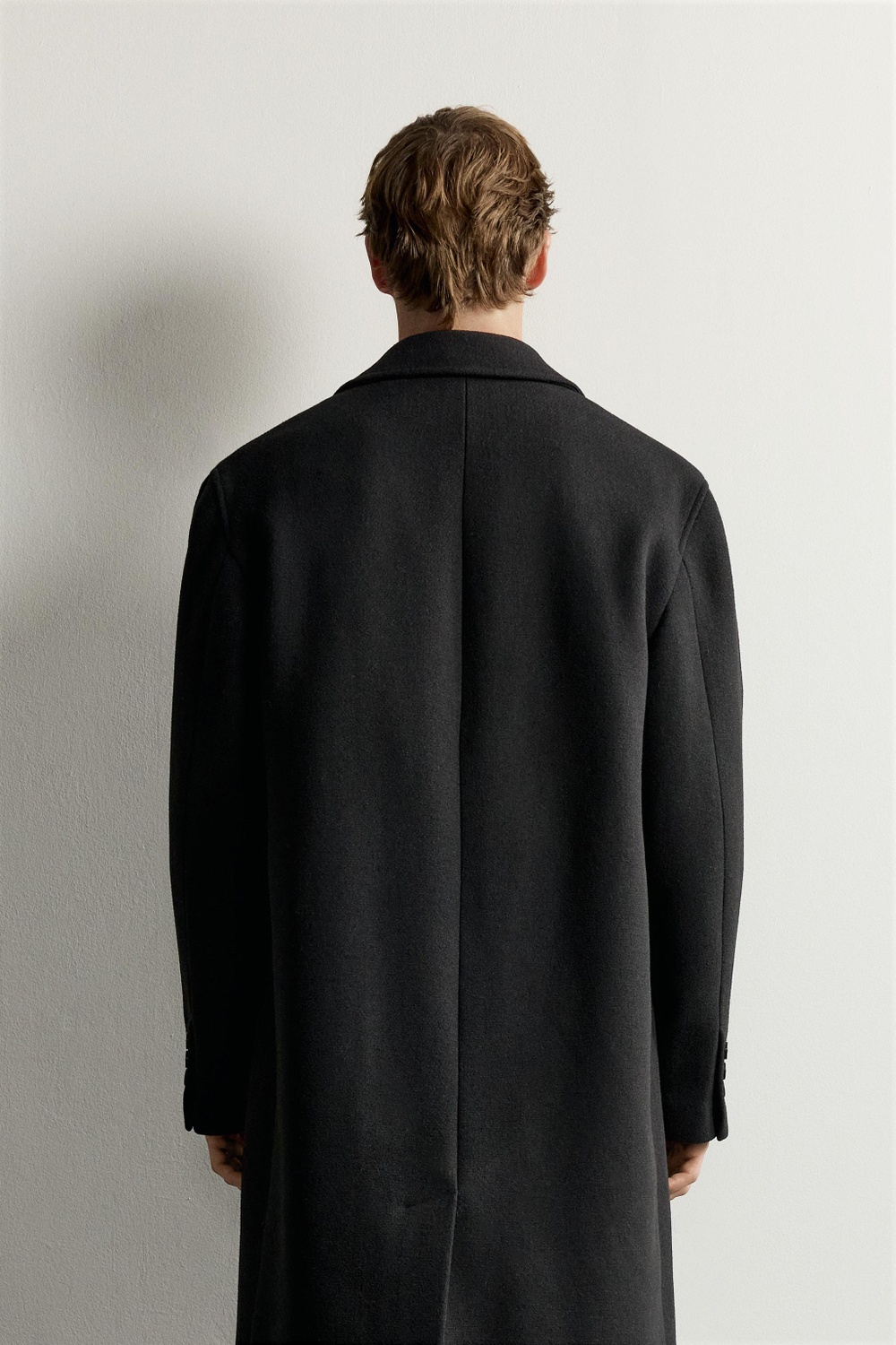 ПАЛЬТО RELAXED FIT ИЗ ШЕРСТИ — ZARA