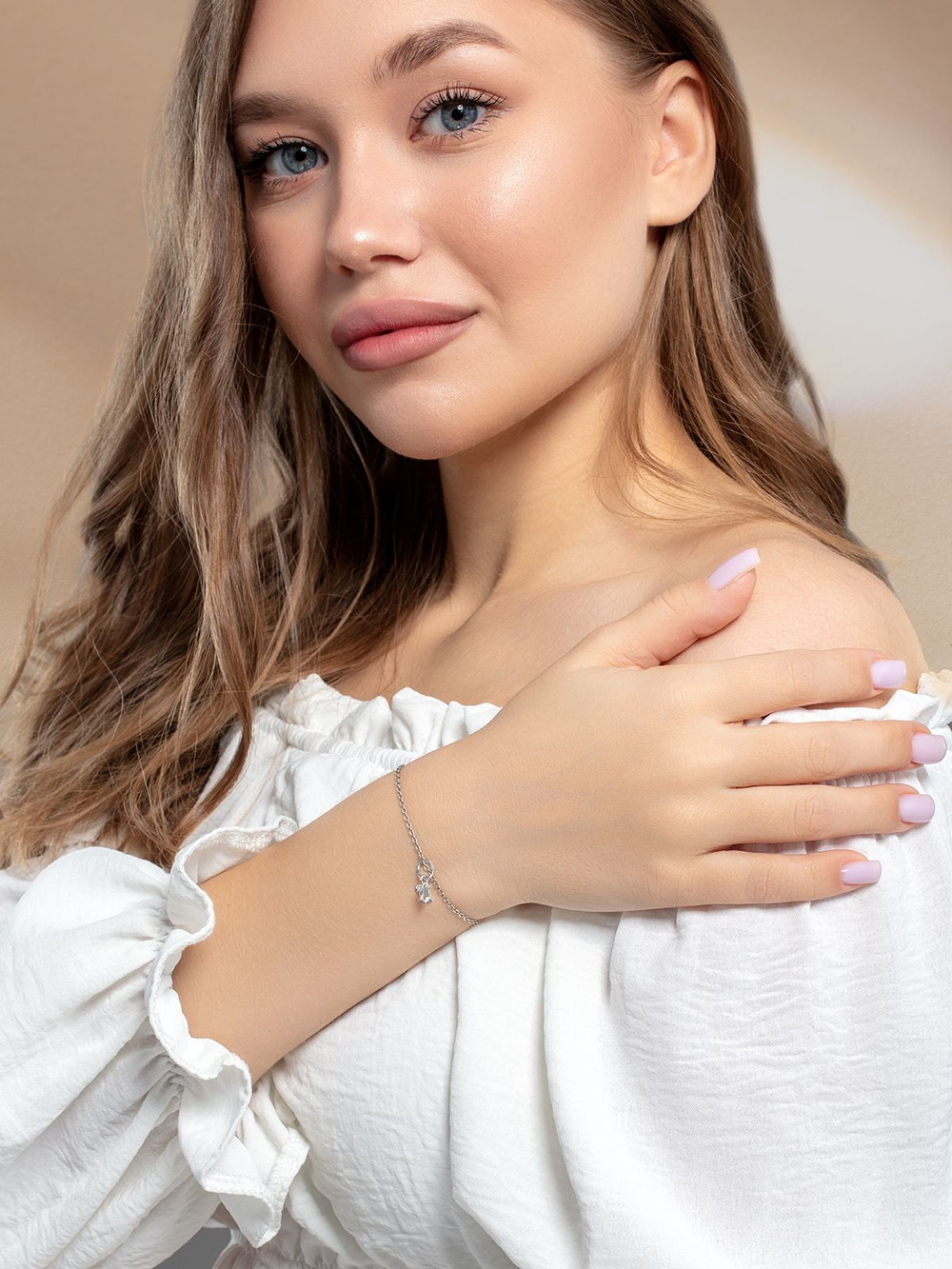 Серебряная подвеска Буква И