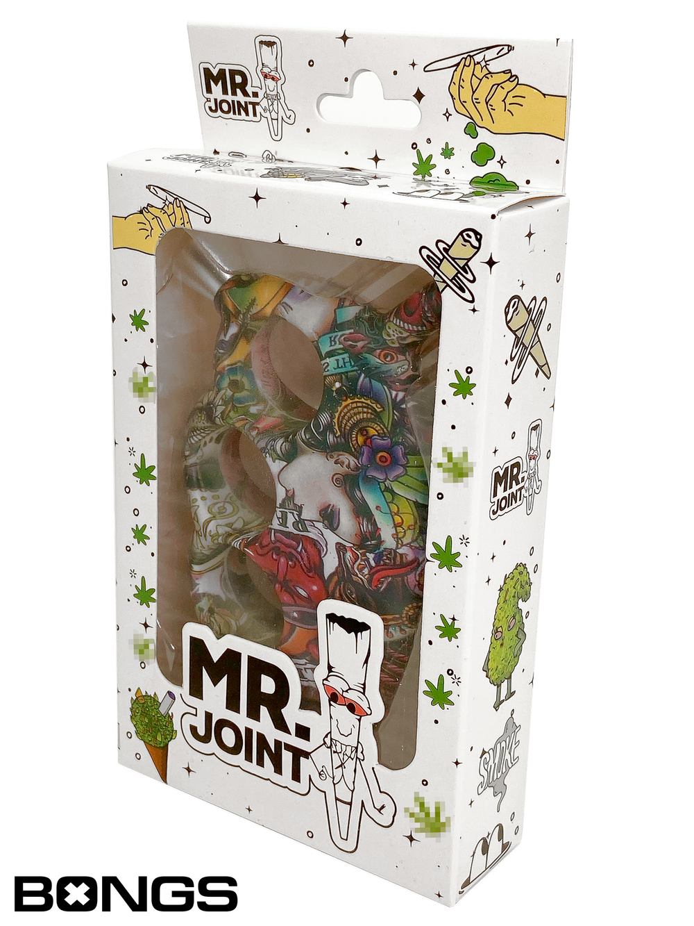 Баблер Mr. Joint Knuckle Bubbler 14см Skulls