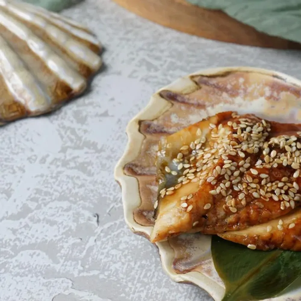 Блюдо для подачи 13*12 см h3 см 50 мл емкость для закусок Pearl Shell Frutti di Mare P.L. [1]