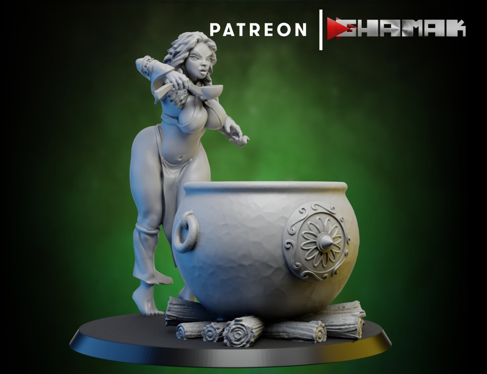 Ogor / Ogre Slave with Pot