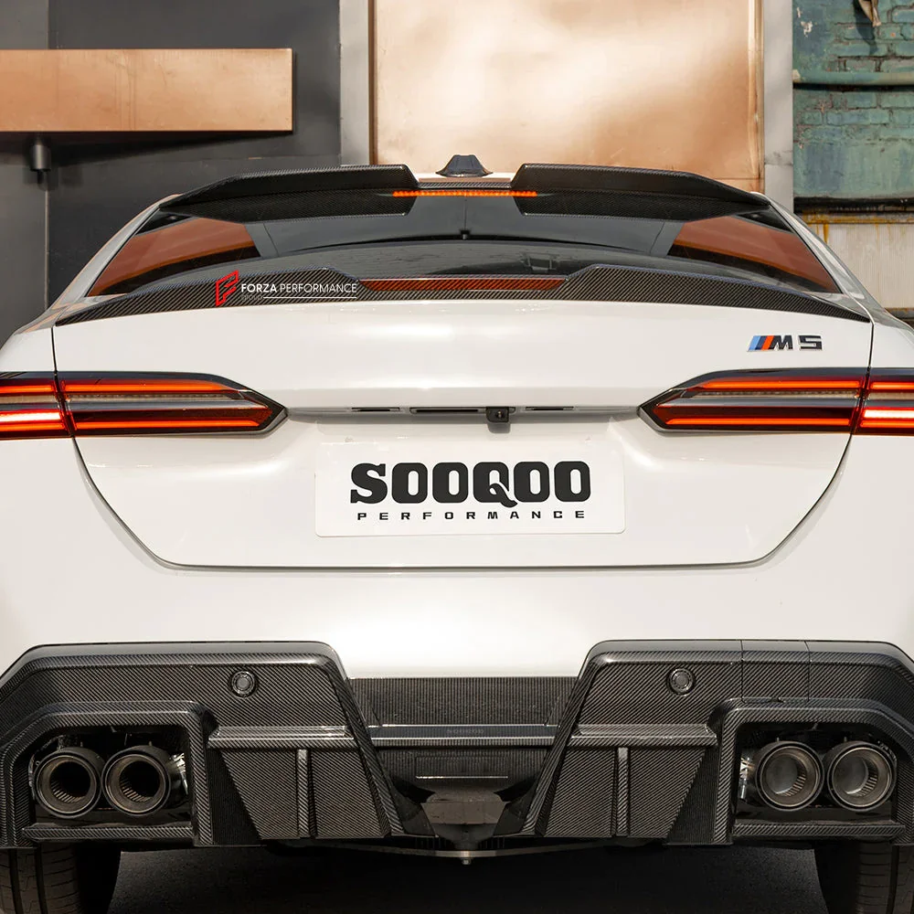 Карбоновый спойлер на крышку багажника для BMW M5 G90 2025+ БМВ