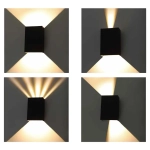 Фасадный светильник Arte Lamp ALGOL A5640AL-2BK, 2хLED