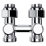 Узел нижнего подключения Royal Thermo Design прямой 1/2quot;х3/4quot;EK (хром)