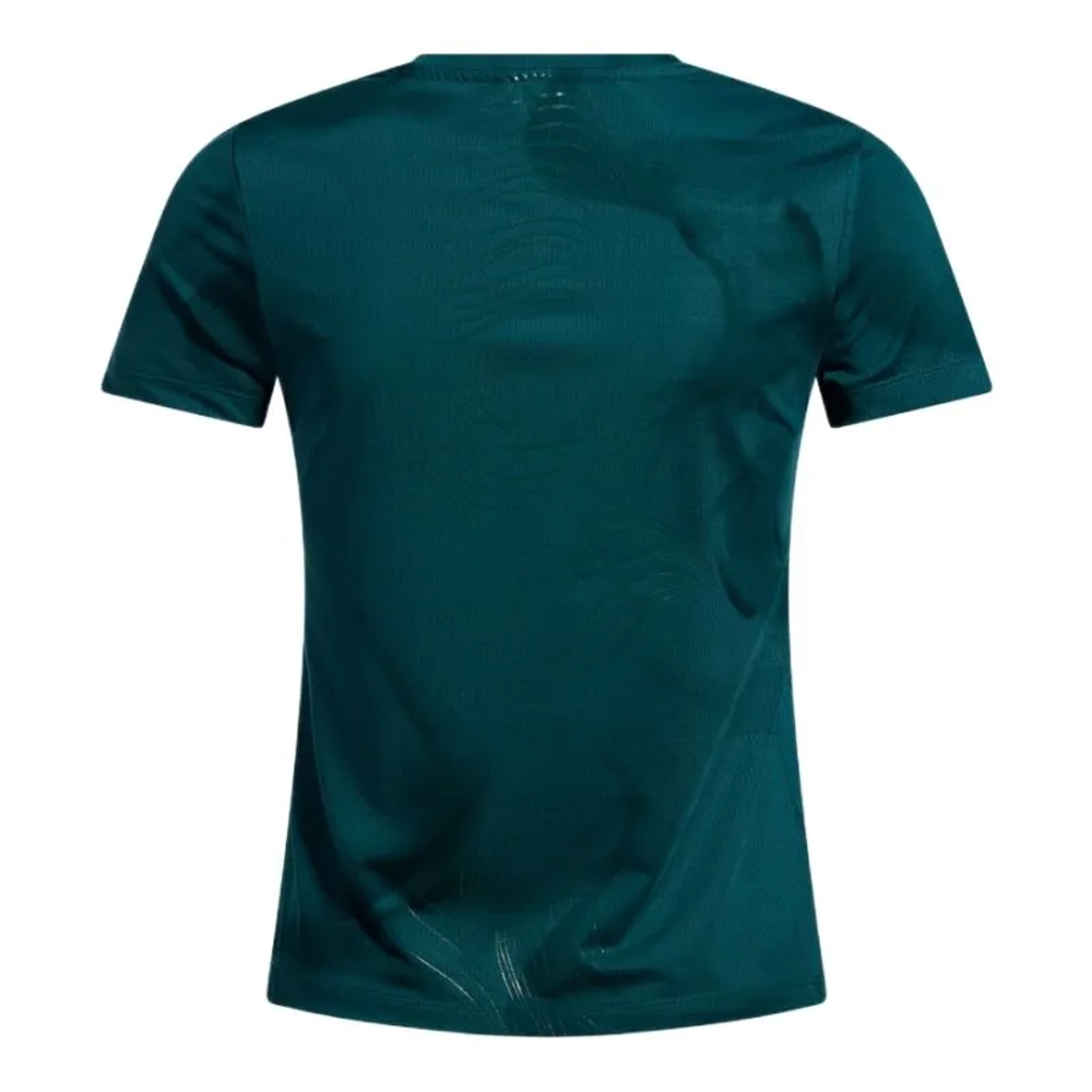 Женская теннисная футболка Joma Challenge Short Sleeve - green turquoise