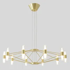 Подвесная люстра Dorotea DOROTEA SP10 GOLD Crystal Lux
