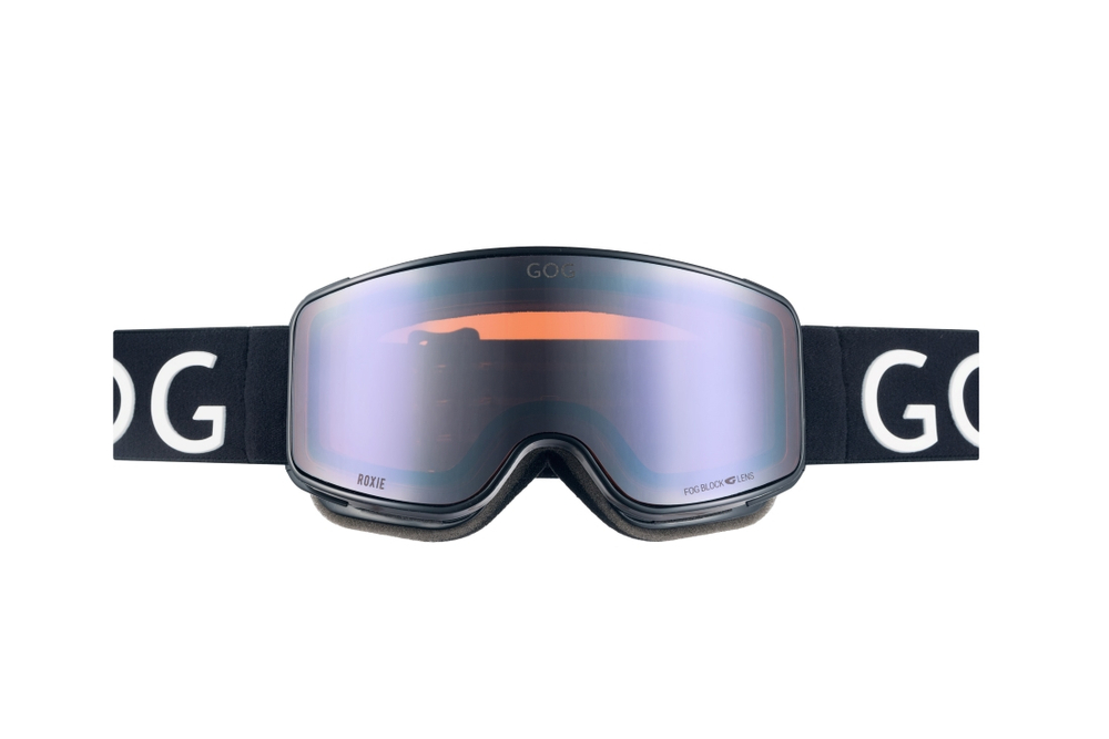 Горнолыжная маска GOG Roxie / Black / Reflex Silver / для детей до 10 лет