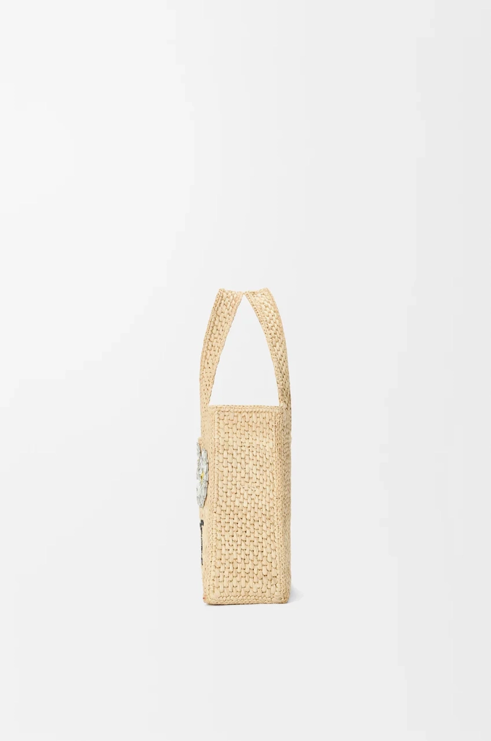 Loewe Мини-сумка Font из рафии, натуральный