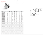 R6522 Фитинг угловой латунный Камоцци