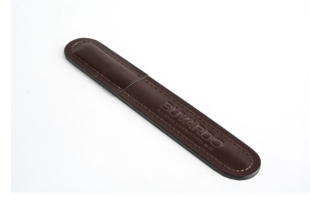 Канцелярский нож с ножнами LUXE из кожи Full Grain Bologna Brown