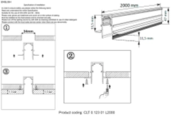 Шинопровод магнитный встраиваемый Crystal Lux CLT 0.123 01 L2000 WH