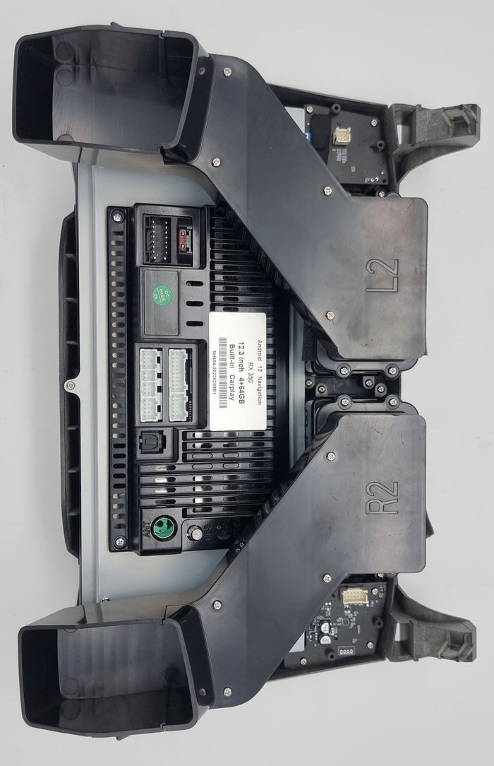 Магнитола для Lexus RX 2003-2009, Toyota Harrier XU30 2003-2013 (цветной экран) - Kuberg KP-L1212 монитор 12.3" на Android 10, Быстрая, 4G SIM-слот