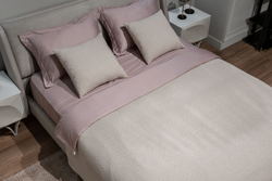 Покрывало 180x230 Garda Decor Иллюзия бежевое