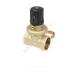 Клапан балансировочный автомат латунь 3380H Ду 40 G1 1/2" Ру16 Тмакс=120 оС ВР 5-30 кПа Kvs=11.9м3/ч без ниппелей Benarmo