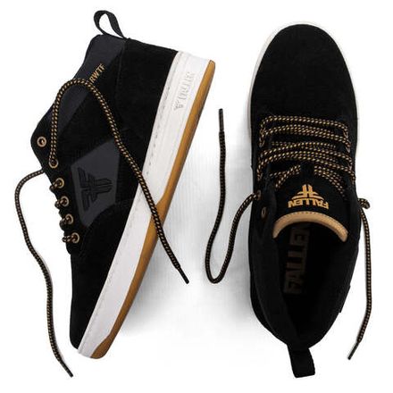 Купить Кеды Fallen THE CRUSADE - BLACK / WHITE / GUM