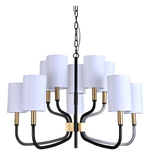 Подвесная люстра Newport DARINA 35210/С black+brass