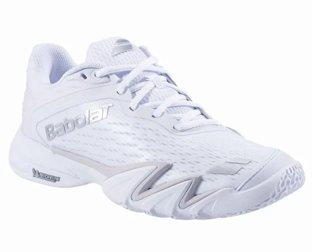 Женские кросовки для Padel Babolat Premura 3 - white/silver