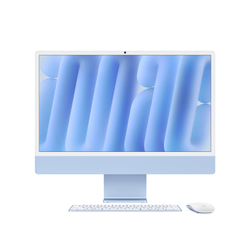 Моноблок Apple iMac 24" Retina 4,5K (M4 10C CPU, 10C GPU, 2024), 16 ГБ, 512 ГБ SSD, Голубой (Blue)