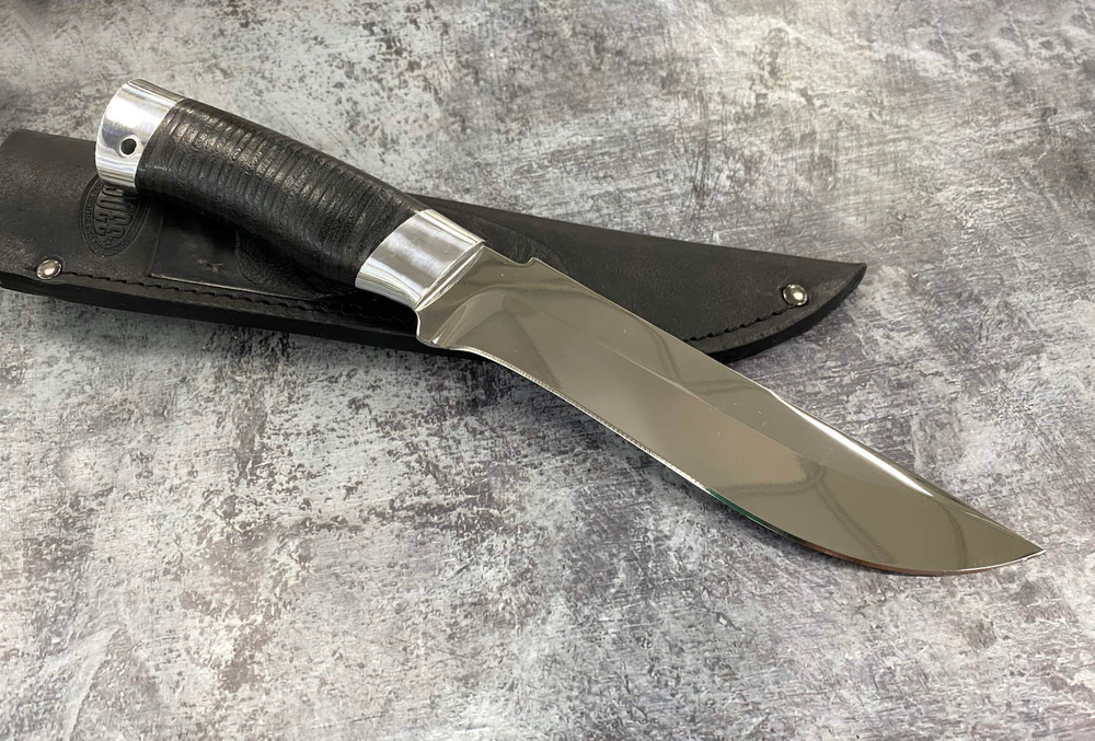 Нож Турецкий гамбит Н2К, сталь ЭИ-107, дюраль,кожа