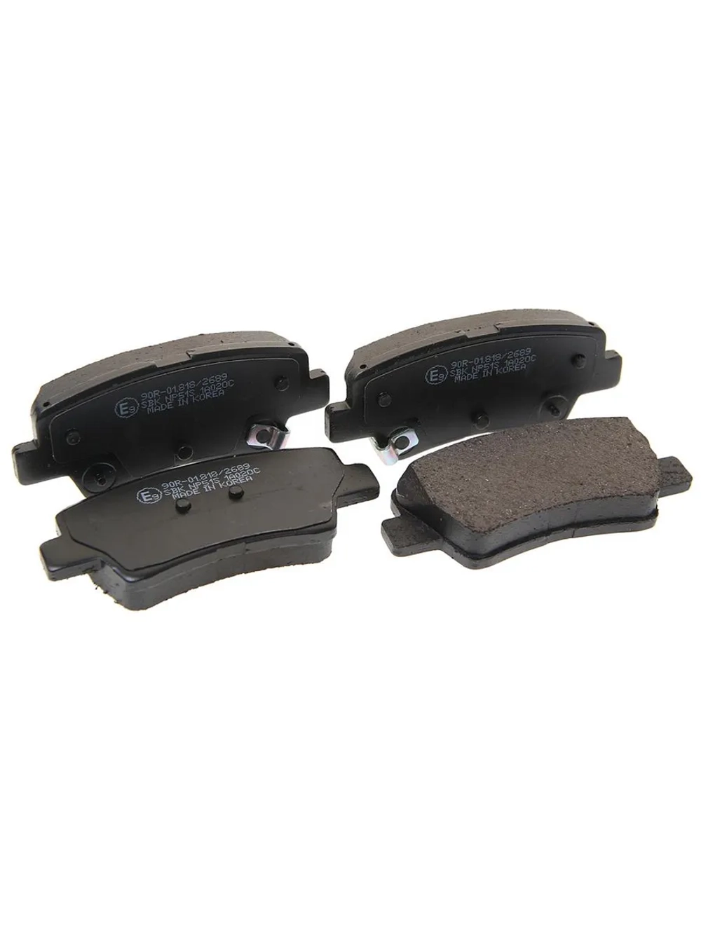 Колодки тормозные HYUNDAI i40 (12-),Solaris (10-) KIA Ceed (12-),Rio (11-) задние (4шт.) SANGSIN