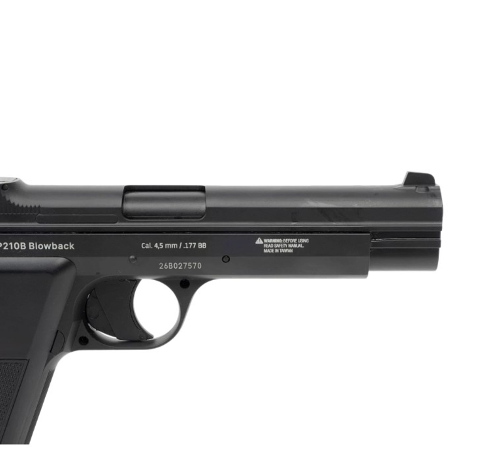 Пистолет пневматический BORNER P210B (blowback), кал. 4,5 мм