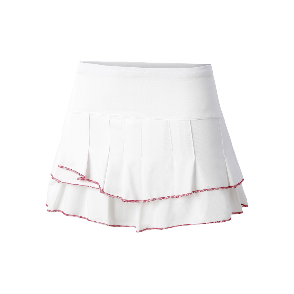 Женская теннисная юбка Lucky in Love Stitch Down Tier Skirt Special Edition Women - White