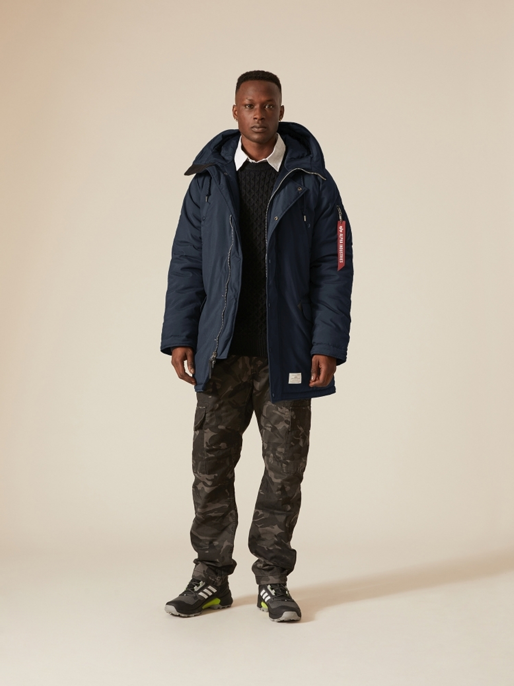 Куртка утепленная мужская ALPHA INDUSTRIES N-3B ALTITUDE MOD PARKA