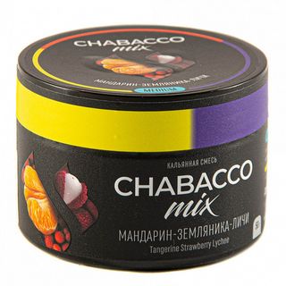 Купить Бестабачная смесь Chabacco Mix Medium - Tangerine Strawberry Lychee 50 г