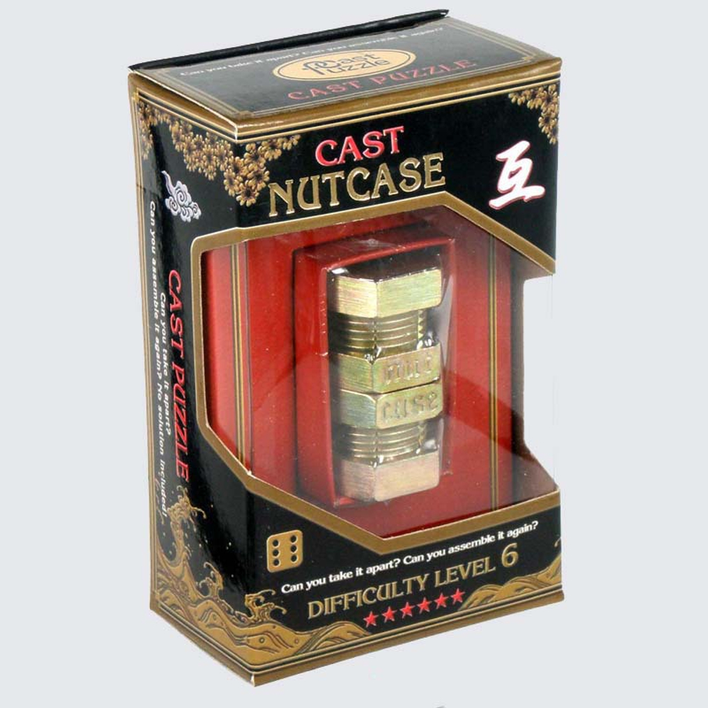 Металлическая головоломка 6-го уровня Cast Puzzle Nutcase