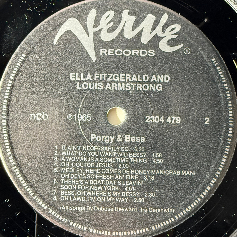 Ella Fitzgerald & Louis Armstrong ‎– Porgy & Bess (Скандинавия 1980г.)