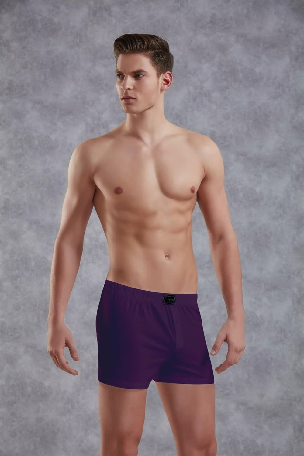 Хлопковые трусы-боксеры свободного покроя Doreanse Cotton Basic (Размер: XXL) (Цвет: фиолетовый)