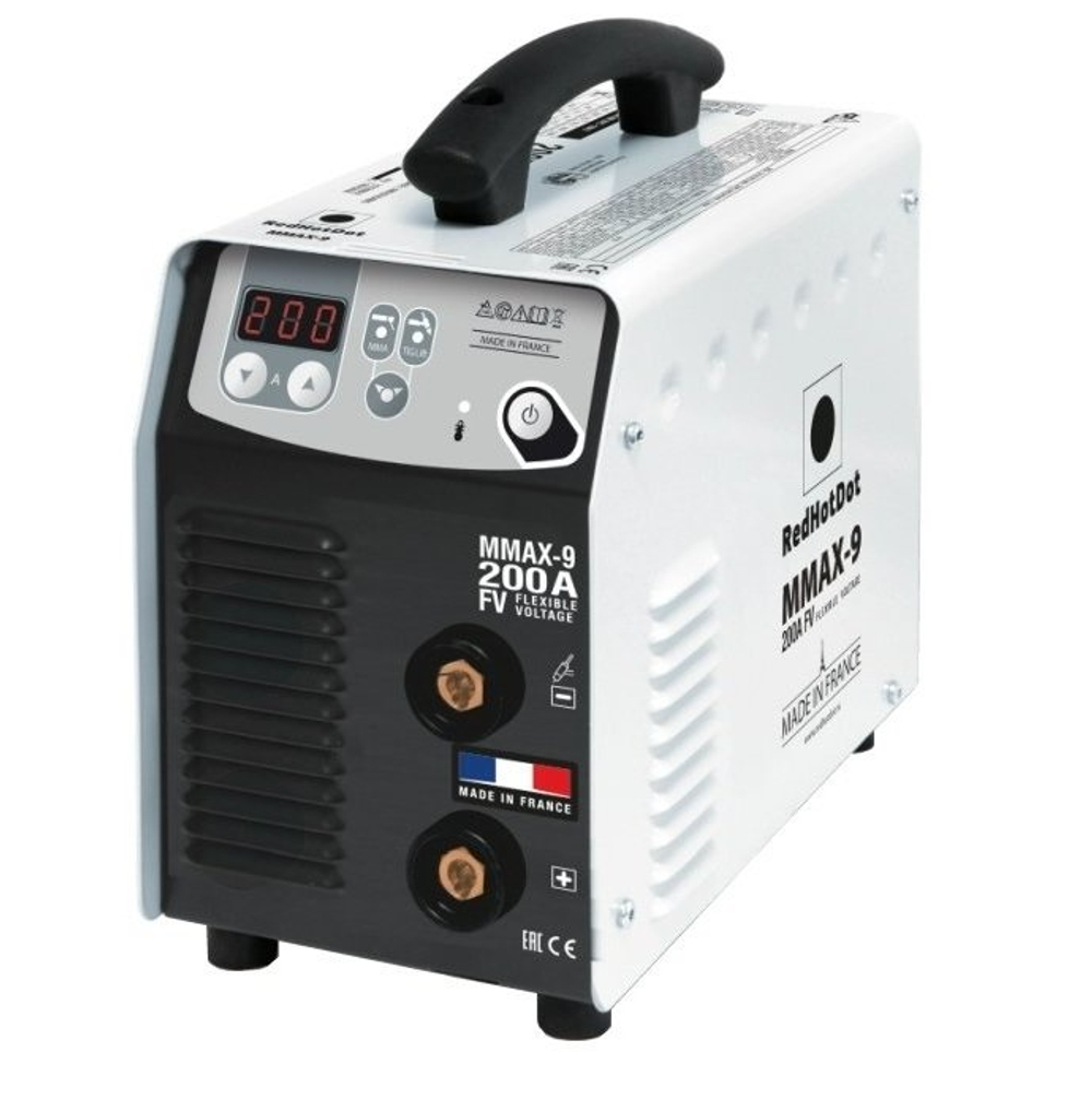MMAX-9 Аппарат дуговой сварки ММА / TIG DC инверторный, RedHotDot (Франция)