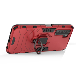 Противоударный чехол с кольцом Panther Case для Honor 30 / Huawei P40 Lite 5G / Nova 7 SE