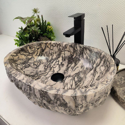 Раковина из мрамора Erozy Doreng EM-62774 51x39x15 из натурального камня
