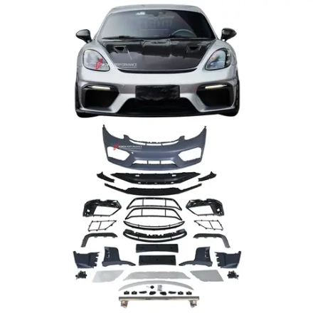 Передний бампер с губой в стиле GT4RS для Porsche 718 982 2016+ Порше