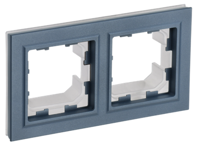 BRITE Рамка 2-местная IP44 РУ-2-БрМ-44 маренго IEK