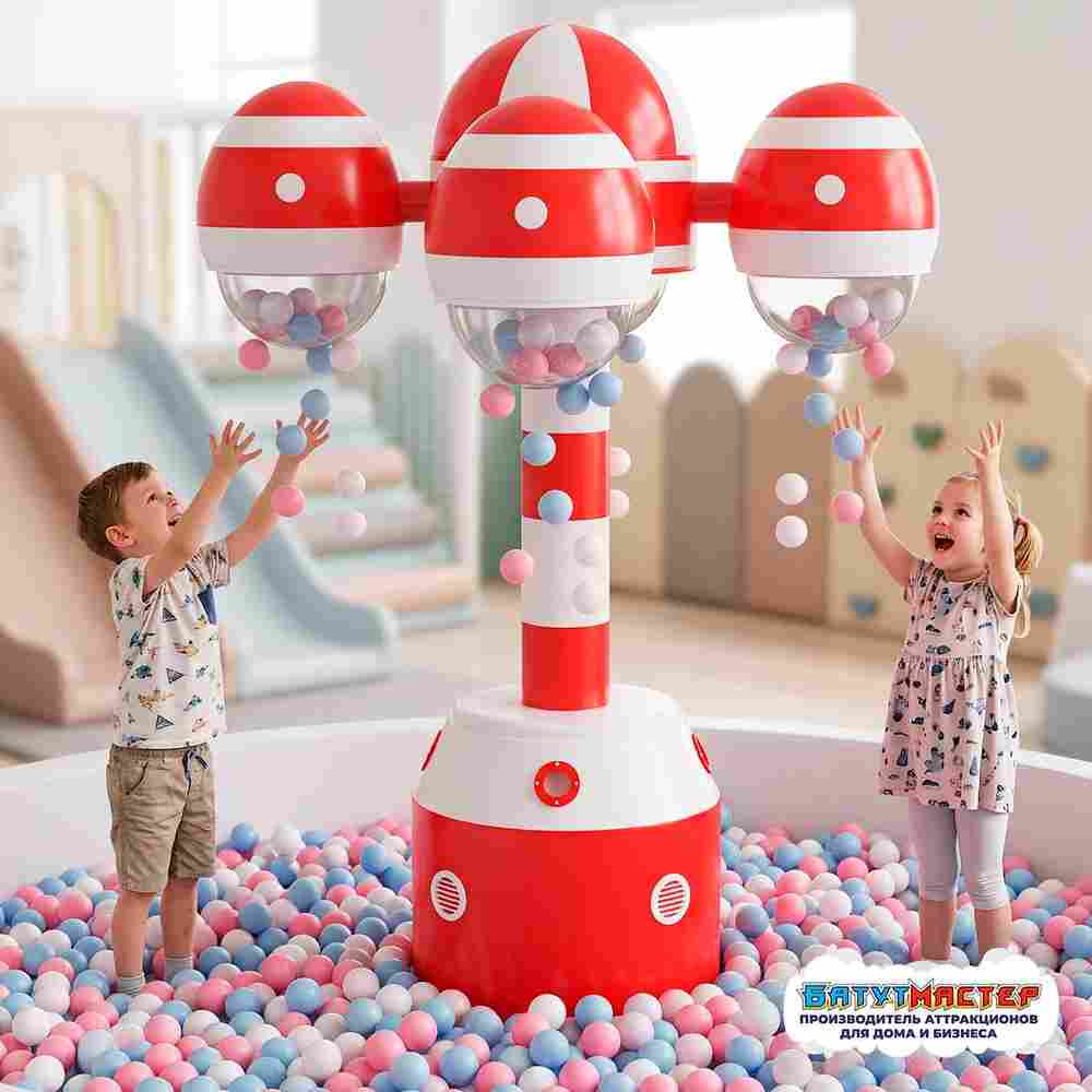 Шаропад для игровой комнаты «Клубничный взрыв», 2×2×2,2 м