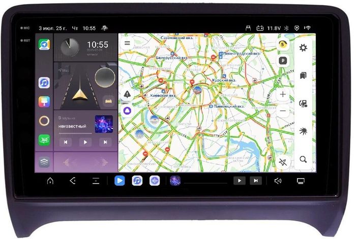 Магнитола для AUDI TT 2006-2014 (8J) - Kuberg OL-9101 QLed+2K, Android 13, Быстрейшая, CarPlay, 4G SIM-слот