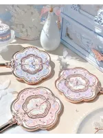 Ручное зеркало Flower Knows Butterfly Cloud Collar Hand Mirror - Floral Cyan