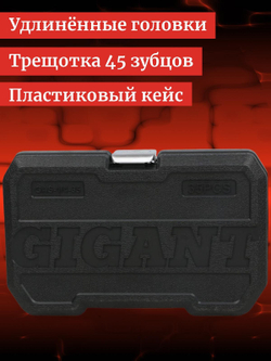 Набор инструментов Gigant Professional 1/4" 57 предметов GPS 57